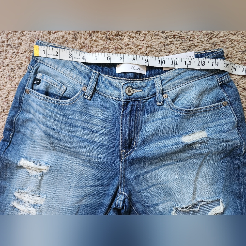 KanCan Distressed Destroyed Relaxed Fit Jeans Size 7/27 NWT - Picture 7 of 11